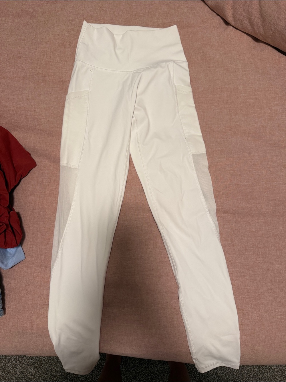 aerie White High-Waist Pocket Leggings